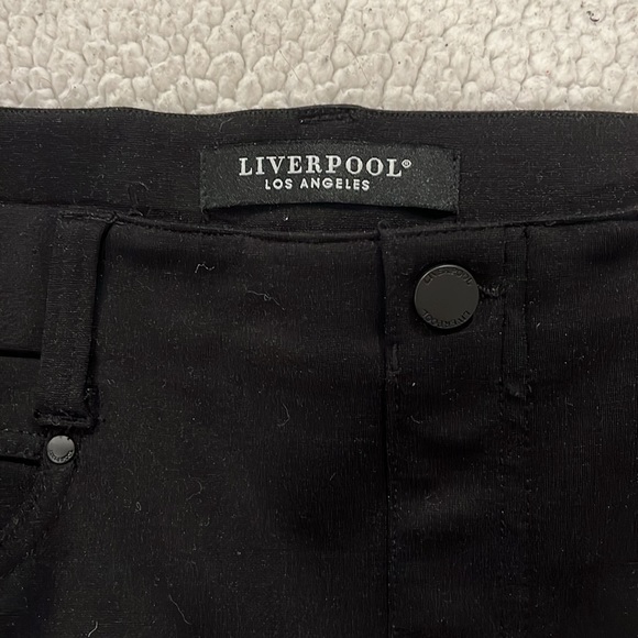 Black Liverpool mini skirt size 6/28 - Picture 3 of 3